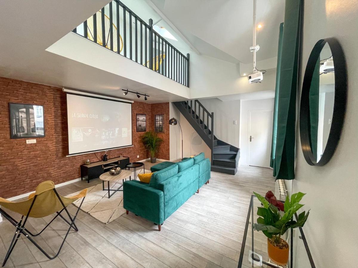 אמיינס Superbe Appartement-Sauna-Cinema-Parking-Gare מראה חיצוני תמונה